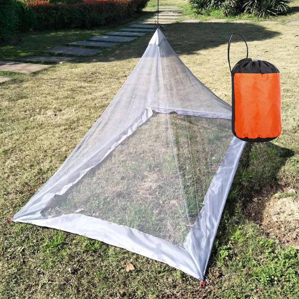 Cheap Goat Tents Triangle Mosquito Net Portable Camping Picnic Triangle Tent Anti Insect Travel Tent Outdoor Supplies Tents 